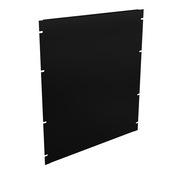 Панель стойки Hammond: 12U, фланцевая, углеродистая сталь (PN# PBFS19021BK2)