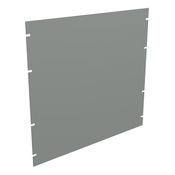 Панель стойки Hammond: 10U, углеродистая сталь (PN# PBPS19017GY2)