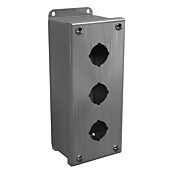 Корпус кнопки: 8 x 3 x 3 дюйма, настенное крепление, нержавеющая сталь 304 (PN# PBSS3)