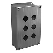 Корпус кнопки: 10 x 6 x 3 дюйма, настенное крепление, нержавеющая сталь 304 (PN# PBSS6)