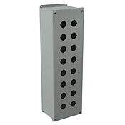 Корпус кнопки: 21 x 6 x 5 дюймов, настенное крепление, углеродистая сталь (PN# PBXD16V)