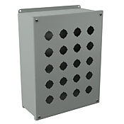 Корпус кнопки: 14 x 11 x 5 дюймов, настенное крепление, углеродистая сталь (PN# PBXD20)