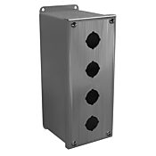 Корпус кнопки: 10 x 4 x 5 дюймов, настенное крепление, нержавеющая сталь 304 (PN# PBXD4SS)