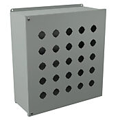 Корпус кнопки: 16 x 15 x 6 дюймов, настенное крепление, углеродистая сталь (PN# PBYX25)