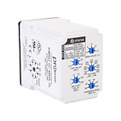 Реле контроля фаз: 3 фазы, 10 А, входное напряжение 190–500 В переменного тока (PN# PMRU-1C-480A-TL)