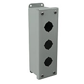 Корпус кнопки: 9 x 3 x 3 дюйма, настенное крепление, углеродистая сталь (PN # PSL3)