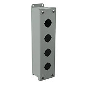 Pushbutton Enclosure: 11 x 3 x 3in, wall mount, carbon steel (PN# PSL4)