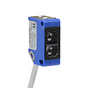 Прямоугольный фотодатчик: диапазон 30–200 мм, диффузный с подавлением (PN# QMRS-0P-0A)