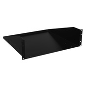 Универсальная полка для стойки Hammond: 3U, ширина стойки 19 дюймов, глубина 18 дюймов, грузоподъемность 200 фунтов (PN # RASU190518BK1)