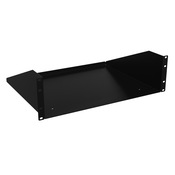 Универсальная полка для стойки Hammond: 3U, ширина стойки 19 дюймов, глубина 14,5 дюймов, грузоподъемность 65 фунтов (PN # RASUL190514BK1)