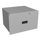 Выдвижной ящик с замком Hammond: 7U, ширина стойки 19 дюймов, глубина 16,25 дюйма (PN# RDRW1901216LG1)