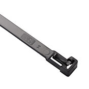 Кабельная стяжка: 100 шт/уп, длина 9,84 дюйма, черная, нейлоновая (PN# RIA.3.231)