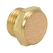 Глушитель выхлопа: спеченная бронза, плоский (PN# SBF-12R)