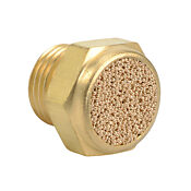 Глушитель выхлопа: спеченная бронза, плоский (PN# SBF-18R)