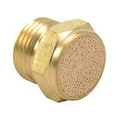 Глушитель выхлопа: спеченная бронза, плоский (PN# SBF-38R)