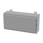 Корпус: 12 x 24 x 6 дюймов, настенное крепление, углеродистая сталь (PN# SCE-12H2406LP)