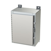 Корпус: 16 x 12 x 8 дюймов, настенное крепление, нержавеющая сталь 304 (PN# SCE-16H1208SSLP)