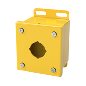 Корпус кнопки: 4 x 4 x 3 дюйма, настенное крепление, углеродистая сталь (PN# SCE-1PB-RAL1018)