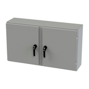 Корпус: 24 x 42 x 10 дюймов, настенное крепление, углеродистая сталь (PN# SCE-24EL4210WFLP)