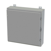 Корпус: 24 x 24 x 6 дюймов, настенное крепление, углеродистая сталь (PN# SCE-24H2406LP)