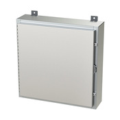 Корпус: 24 x 24 x 6 дюймов, настенное крепление, нержавеющая сталь 304 (PN# SCE-24H2406SSLP)