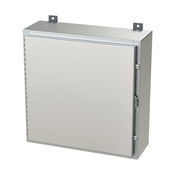 Корпус: 24 x 24 x 8 дюймов, настенное крепление, нержавеющая сталь 316L (PN# SCE-24H2408SS6LP)