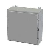 Корпус: 24 x 24 x 10 дюймов, настенное крепление, углеродистая сталь (PN# SCE-24H2410LP)
