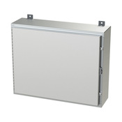 Корпус: 24 x 30 x 8 дюймов, настенное крепление, нержавеющая сталь 316L (PN# SCE-24H3008SS6LP)