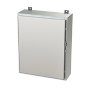 Корпус: 30 x 24 x 8 дюймов, настенное крепление, нержавеющая сталь 316L (PN# SCE-30H2408SS6LP)