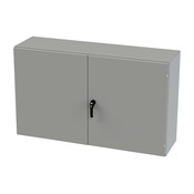 Корпус: 36 x 60 x 16 дюймов, настенное крепление, углеродистая сталь (PN# SCE-366016WFLP)