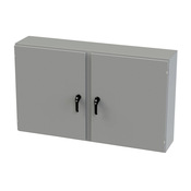 Корпус: 36 x 60 x 12 дюймов, настенное крепление, углеродистая сталь (PN# SCE-36EL6012WFLP)