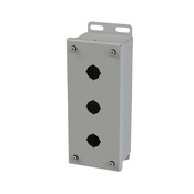 Корпус кнопки: 8 x 4 x 3 дюйма, настенное крепление, углеродистая сталь (PN# SCE-3PBI)