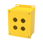 Корпус кнопки: 8 x 7 x 5 дюймов, настенное крепление, углеродистая сталь (PN# SCE-4SPBX-RAL1018)