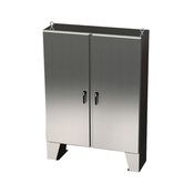 Корпус: 60 x 48 x 12 дюймов, напольное крепление, нержавеющая сталь 316L (PN# SCE-60EL4812SS6LPPL)