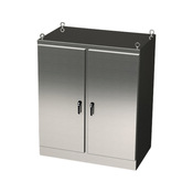 Enclosure: 60 x 48 x 18in, freestanding, 304 stainless steel (PN# SCE-60EL4818SSFSD)