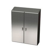 Корпус: 60 x 60 x 12 дюймов, отдельно стоящий, нержавеющая сталь 316L (PN# SCE-60EL6012SS6ST)