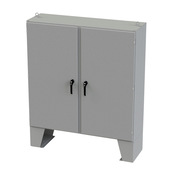 Корпус: 60 x 60 x 18 дюймов, напольное крепление, углеродистая сталь (PN# SCE-60EL6018LPPL)