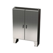 Enclosure: 60 x 60 x 18in, floor mount, 316L stainless steel (PN# SCE-60EL6018SS6LPPL)