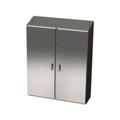 Корпус: 60 x 60 x 18 дюймов, отдельно стоящий, нержавеющая сталь 316L (PN# SCE-60EL6018SS6ST)