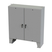 Корпус: 72 x 72 x 24 дюйма, напольное крепление, углеродистая сталь (PN# SCE-72EL7224LPPL)