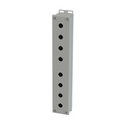 Корпус кнопки: 21 x 4 x 3 дюйма, настенное крепление, углеродистая сталь (PN# SCE-8PBI)