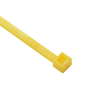 Кабельная стяжка: 100 шт/уп, длина 7,87 дюйма, желтая, нейлоновая (PN# SEL.14.223)