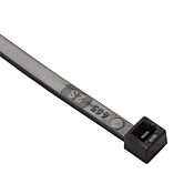 Кабельная стяжка: 100 шт/уп, длина 11,02 дюйма, черная, нейлоновая (PN# SEL.3.425)