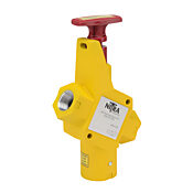 пневматический запорный клапан: вход(ы) с внутренней резьбой NPT 1 дюйм, выпускной клапан с внутренней резьбой NPT 1-1/4 дюйма (PN# SLV-1N114N)