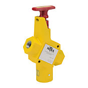 пневматический запорный клапан: 3/4 дюйма с внутренней резьбой NPT на входе, 1-1/4 дюйма с внутренней резьбой NPT на выходе (PN# SLV-34N114N)