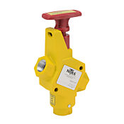 пневматический запорный клапан: 3/4 дюйма с внутренней резьбой NPT на входе, 3/4 дюйма с внутренней резьбой NPT на выходе (PN# SLV-34N34N)