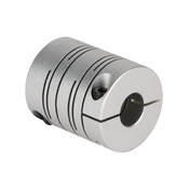 Приводная муфта: сервобалка, алюминиевый сплав 7075-T6, отверстие 6,35 (1/4 дюйма) x 10 мм (PN# SRB-26C-6.35-10)