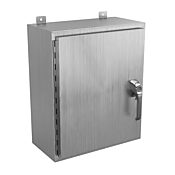 Корпус: 24 x 20 x 10 дюймов, настенное крепление, нержавеющая сталь 304 (PN# SSN42420103PT)
