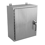 Корпус: 24 x 20 x 10 дюймов, настенное крепление, нержавеющая сталь 316L (PN# SSN42420103PTA)