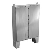 Корпус: 62 x 48 x 12 дюймов, напольное крепление, нержавеющая сталь 304 (PN# SSN4D624812)